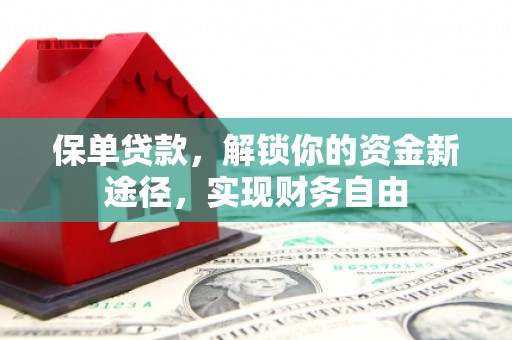 北塘保单贷款，解锁你的资金新途径，实现财务自由