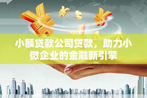北塘小额贷款公司贷款，助力小微企业的金融新引擎
