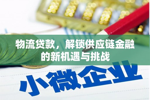 北塘物流贷款，解锁供应链金融的新机遇与挑战