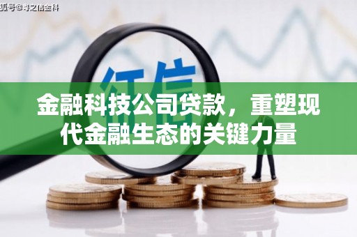 北塘金融科技公司贷款，重塑现代金融生态的关键力量