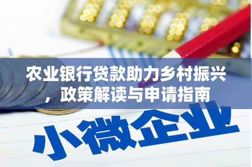 北塘农业银行贷款助力乡村振兴，政策解读与申请指南