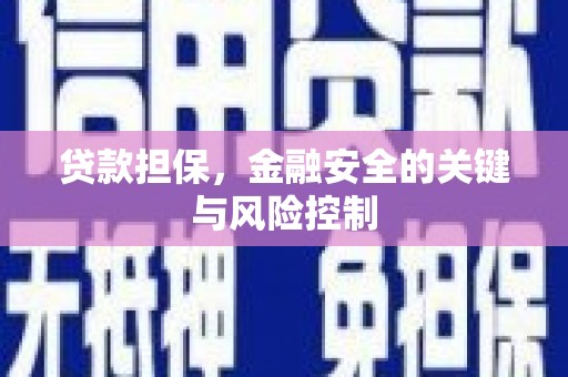 北塘贷款担保，金融安全的关键与风险控制