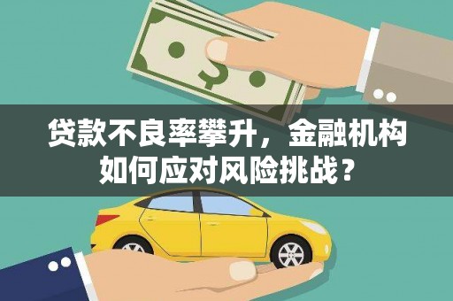 北塘贷款不良率攀升，金融机构如何应对风险挑战？