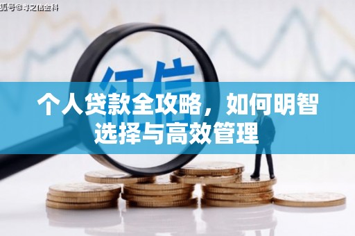 北塘个人贷款全攻略，如何明智选择与高效管理