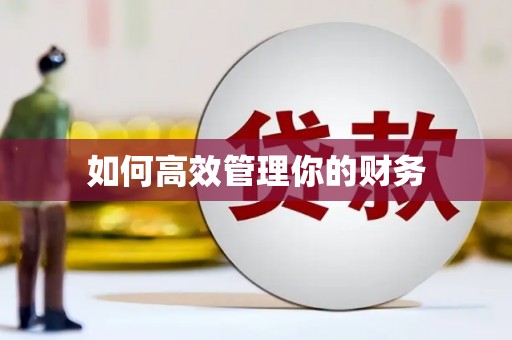 北塘如何高效管理你的财务